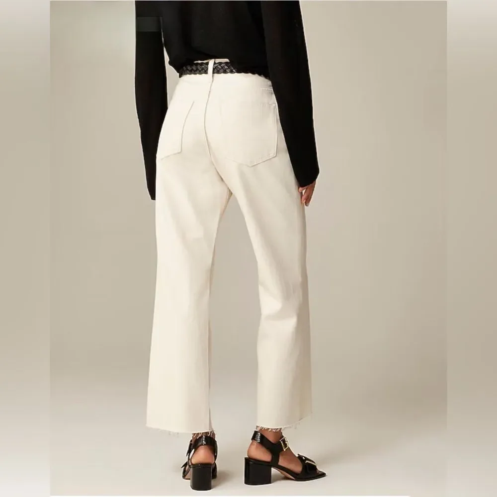 NWT J CREW Tall mid-rise relaxed kickout jean in Exru size 30 TALL